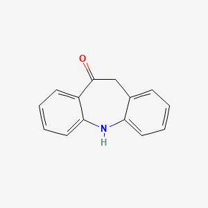 molecular formula C14H11NO B1669924 DE(5-羧酰胺)奥卡西平 CAS No. 21737-58-6
