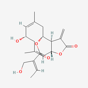 molecular formula C20H26O6 B1669935 去乙酰依帕色林 CAS No. 38456-39-2