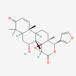 molecular formula C26H32O6 B1669936 去乙酰苦楝素 CAS No. 10314-90-6