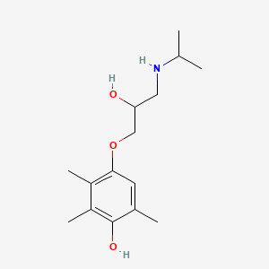 molecular formula C15H26ClNO3 B1669948 Desacetylmetipranolol CAS No. 57193-14-3