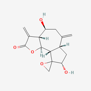 molecular formula C15H18O5 B1669954 Deacyljanerin CAS No. 96895-33-9
