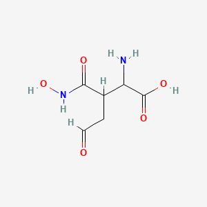 molecular formula C6H10N2O5 B1669957 2-Amino-3-(hydroxycarbamoyl)-5-oxopentanoic acid CAS No. 96565-32-1