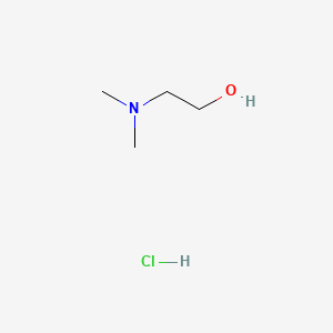 molecular formula C4H12ClNO B1669966 2-(二甲基氨基)乙醇盐酸盐 CAS No. 2498-25-1