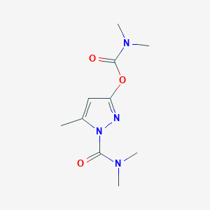 molecular formula C10H16N4O3 B166997 Dimetilan CAS No. 644-64-4