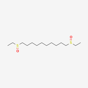 molecular formula C14H30O2S2 B1670028 1,10-Bis(ethylsulfinyl)decane CAS No. 28242-23-1