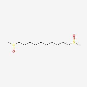 molecular formula C12H26O2S2 B1670029 1,10-Bis(methylsulfinyl)decane CAS No. 28242-22-0