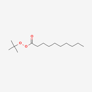 molecular formula C14H28O3 B1670065 Decaneperoxoic acid tert-butyl ester CAS No. 16474-36-5