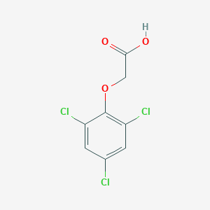 molecular formula C8H5Cl3O3 B167008 2,4,6-三氯苯氧乙酸 CAS No. 575-89-3