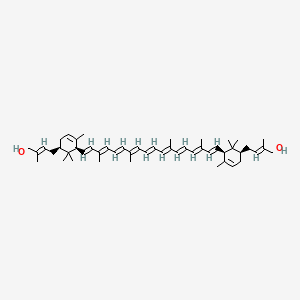 molecular formula C50H72O2 B1670095 Decaprenoxanthin CAS No. 28368-06-1