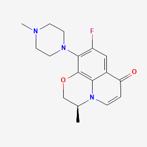 molecular formula C17H20FN3O2 B1670107 Decarboxyl ofloxacin, (S)- CAS No. 178964-53-9