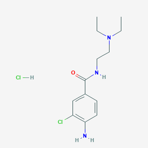 molecular formula C13H21Cl2N3O B1670143 Declopramide hydrochloride CAS No. 52423-57-1