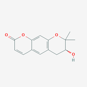 molecular formula C14H14O4 B1670154 Decursinol, (-)- CAS No. 21860-31-1