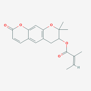 molecular formula C19H20O5 B1670155 Decursinol angelate CAS No. 130848-06-5
