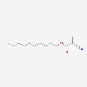 molecular formula C14H23NO2 B1670157 Decyl 2-cyanoacrylate CAS No. 3578-07-2