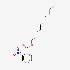 molecular formula C17H25NO4 B1670158 Decyl 2-nitrobenzoate CAS No. 6500-28-3
