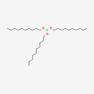 B1670164 Boric acid (H3BO3), tris(decyl) ester CAS No. 20236-81-1