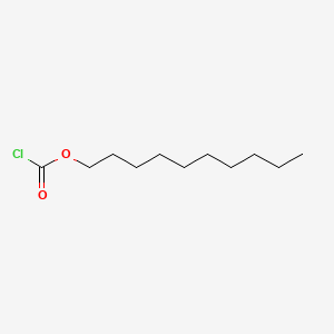 molecular formula C11H21ClO2 B1670167 癸基氯甲酸酯 CAS No. 55488-51-2