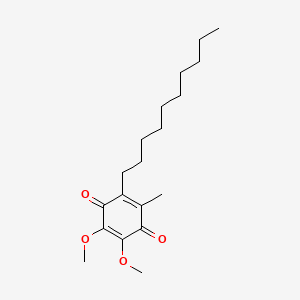 molecular formula C19H30O4 B1670182 癸基泛醌 CAS No. 55486-00-5