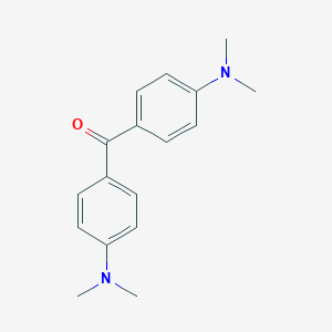 molecular formula C17H20N2O B167019 米克勒酮 CAS No. 90-94-8