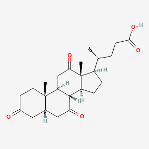 molecular formula C24H34O5 B1670197 Dehydrocholic acid CAS No. 81-23-2