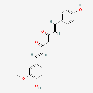 molecular formula C20H18O5 B1670235 去甲氧基姜黄素 CAS No. 22608-11-3