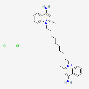 B1670270 Dequalinium chloride CAS No. 522-51-0