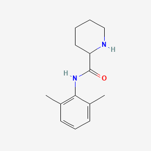 B1670282 N-(2,6-dimethylphenyl)piperidine-2-carboxamide CAS No. 15883-20-2