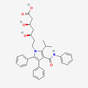 molecular formula C33H36N2O5 B1670290 去氟阿托伐他汀 CAS No. 433289-84-0