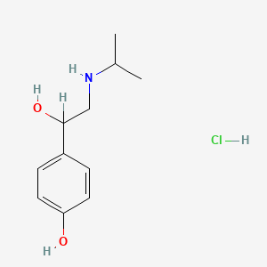 molecular formula C11H18ClNO2 B1670313 盐酸去甲肾上腺素 CAS No. 23239-36-3