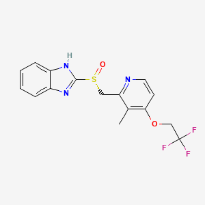 molecular formula C16H14F3N3O2S B1670344 德克斯兰索拉唑 CAS No. 138530-94-6