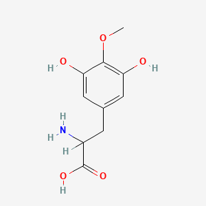 B1670371 2-Amino-3-(3,5-dihydroxy-4-methoxyphenyl)propanoic acid CAS No. 18684-28-1