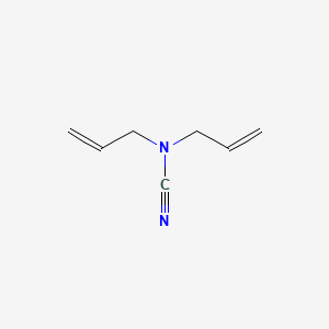 molecular formula C7H10N2 B1670386 Diallylcyanamide CAS No. 538-08-9