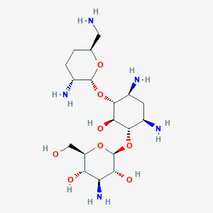molecular formula C18H37N5O8 B1670413 地贝卡星 CAS No. 34493-98-6