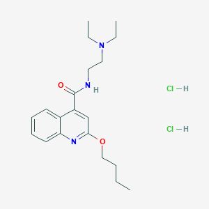 molecular formula C20H31Cl2N3O2 B1670430 盐酸地布卡因 CAS No. 61-12-1
