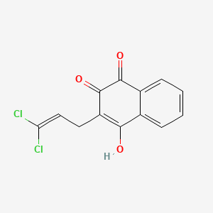 molecular formula C13H8Cl2O3 B1670462 Dichloroallyl lawsone CAS No. 36417-16-0