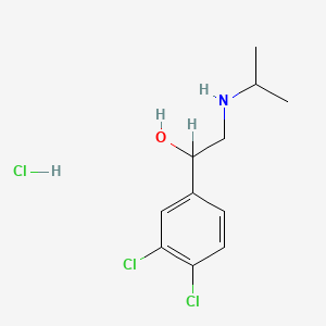 B1670465 Dichloroisoproterenol hydrochloride CAS No. 51-29-6