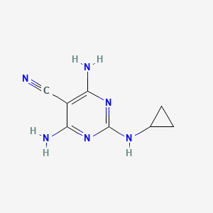 molecular formula C8H10N6 B1670485 二环兰 CAS No. 112636-83-6