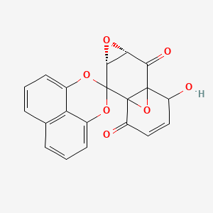 (3'S,5'R,11'S)-11'-hydroxyspiro[2,4-dioxatricyclo[7.3.1.05,13]trideca-1(12),5,7,9(13),10-pentaene-3,6'-4,12-dioxatetracyclo[5.4.1.01,7.03,5]dodec-9-ene]-2',8'-dione