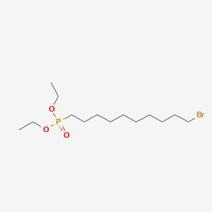molecular formula C14H30BrO3P B1670520 10-溴癸基膦酸二乙酯 CAS No. 272785-01-0