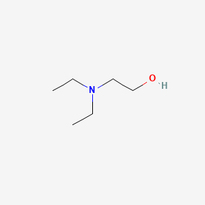 molecular formula (C2H5)2NC2H4OH<br>C6H15NO B1670525 2-Diethylaminoethanol CAS No. 100-37-8