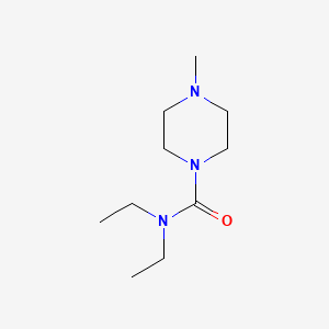 molecular formula C10H21N3O B1670528 乙二胺二乙基碳酸酯 CAS No. 90-89-1