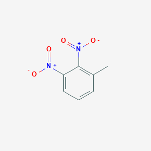 molecular formula C6H3CH3(NO2)2<br>C7H6N2O4<br>C7H6N2O4 B167053 2,3-二硝基甲苯 CAS No. 602-01-7