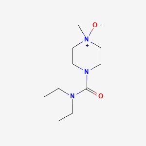 molecular formula C10H21N3O2 B1670531 Diethylcarbamazine N-oxide CAS No. 34812-73-2