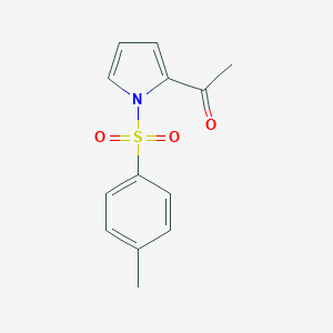 molecular formula C13H13NO3S B167054 2-乙酰-1-甲苯磺酰基吡咯 CAS No. 129666-99-5