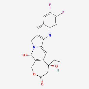 molecular formula C21H16F2N2O4 B1670558 Diflomotecan CAS No. 220997-97-7