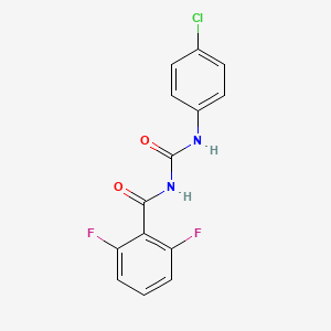 molecular formula C14H9ClF2N2O2 B1670561 Diflubenzuron CAS No. 35367-38-5
