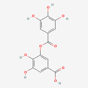 molecular formula C14H10O9 B1670570 Digallic acid CAS No. 536-08-3