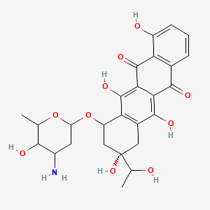 B1670587 Dihydrocarminomycin CAS No. 62182-86-9