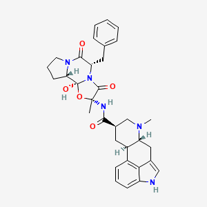 molecular formula C33H37N5O5 B1670595 二氢麦角胺 CAS No. 511-12-6