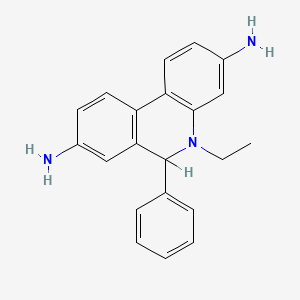 molecular formula C21H21N3 B1670597 二氢乙锭 CAS No. 104821-25-2